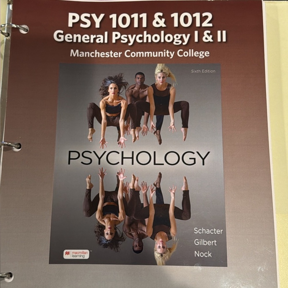 PSY 1011 & 1012 General Psychology I & II Textbook - Brown/Gray